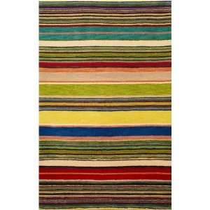   Inca Stripes Red/Multi Rug   9441/24   410 x 710