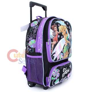 Disney Tinkerbell Fairies School Roller Backpack Lunch Bag Butterfly 3 