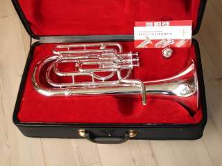 New Besson BE1057 Bb Baritone Outfit Clear Lacquer or Silver Plated 