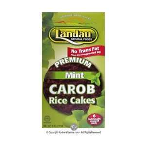 Landau Kosher Premium Mint Carob Rice Cakes 6 Individually Wraped 