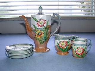 Beautiful Vintage Japanese Tea Set For Four  
