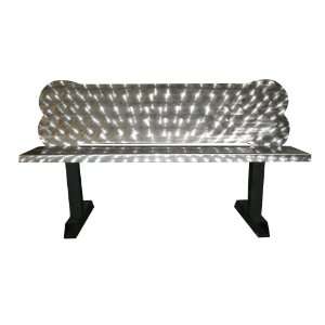 OFAB Custom Theme Tables 022A0001 66 Inch Aluminum Dog Bone Bench 