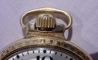 1932 12K Gold Filled Elgin Railroad 17j Pocket Watch Lever Set EXC 