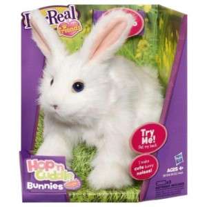 FurReal Friends *Bunny* Hop n Cuddle White New  