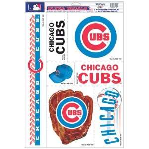   Chicago Cubs Decal Sheet Car Window Stickers Cling
