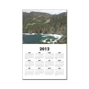  Ireland Coast 2012 One Page Wall Calendar 11x17 inch on 