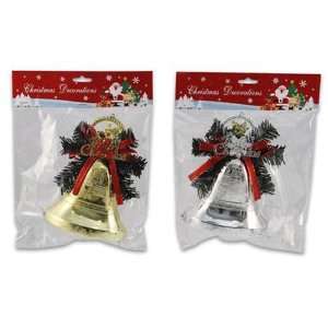  Bell Decor With Ribbon 8 Inches Height Case Pack 36