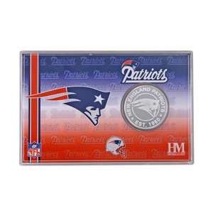  New England Patriots Team History Coin Card Sports 