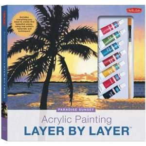   Painting Layer By Layer Kit 9x12 paradise Sun Arts, Crafts & Sewing