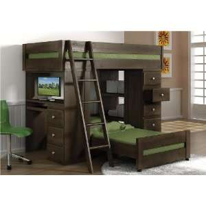  Aloma Twin Loft Bed by Home Line Furniture