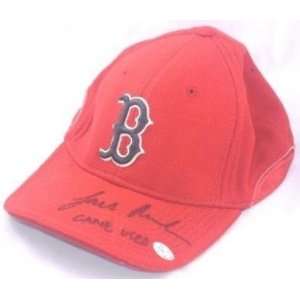 Lars Anderson Boston Red Sox Autographed Game Worn Hat   Autographed 