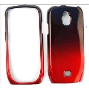  Samsung Exhibit 4G T759 Two Tones, Black and Red Hard Case 
