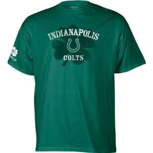  Indianapolis Colts St. Patricks Day Distressed Logo T 