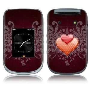BlackBerry Style 9670 Skin Decal Sticker   Double Hearts