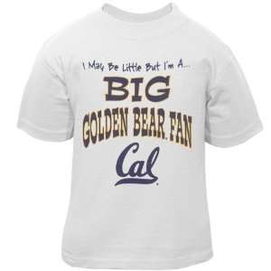   Cal Golden Bears Toddler White Big Fan T shirt (2T)