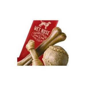  Castor & Pollux Pet Works Rawhide Football, 5 inches (Pack 