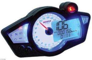 KOSO Universal Speedometer Tachometer Gauge RX 1 White  