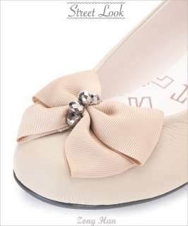 Womens Bowknot Round Toe Style Comfy Ballet Flat Bow Slip on Shoes 