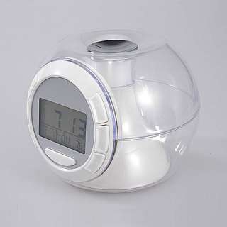 Charming Digital 3 LED Light 7 Color Changing Alarm Clock With 6 