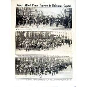  1919 WORLD WAR BRITISH SOLDIERS LIEGE ALBERT BELGIUM