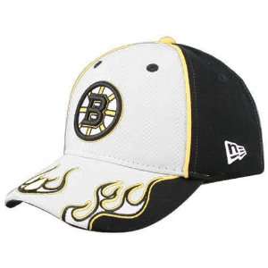  New Era Boston Bruins Youth White Cool Flames Hat Sports 