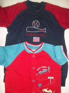 Boys Lot 2 Rompers Carters Little Me NWT 6 M *  