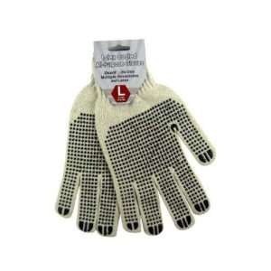 Dotted Working Gloves with Rubber Gripper Case Pack 36 