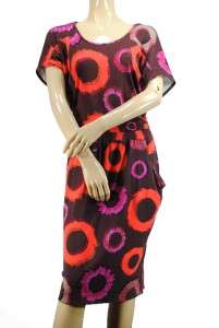 Nine West Floral Detailed Stretch Dress Sz L XL $129  