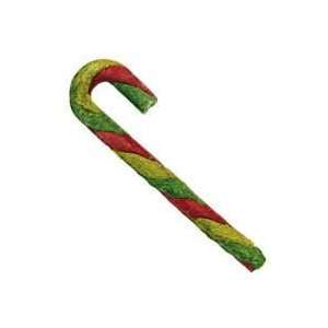   Tri Color Munchy Rawhide Candy Canes (PER CANE)