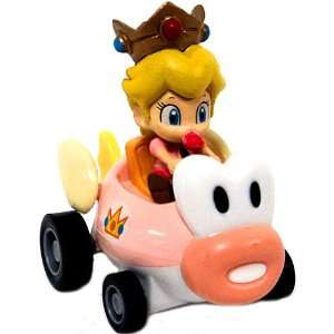  Mario Kart Tomy Gashopan 1.5 Inch Baby Peach Pull Back 