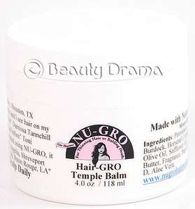   Hair GRO Temple Balm Hair Growth Promoter made with Herbs & Vitamins
