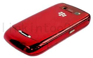 Chrome Cover Housing Blackberry Curve 8900 red+tools  