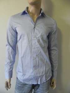 New Armani Exchange AX Mens Slim/Muscle Fit Button Front Dress Shirt 