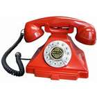 Golden EagleClassic Brittany Desk Phone Red