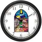   Theme Wall Clock by WatchBuddy Timepieces (Hunter Green Frame