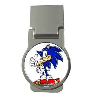 Carsons Collectibles Money Clip Round of Sonic the Hedgehog Thumbs Up 