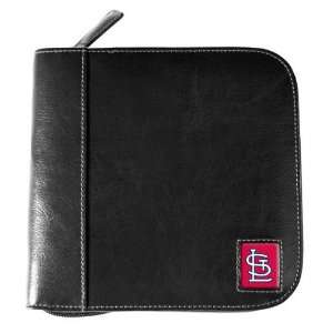 St. Louis Cardinals Black Square Leather CD Case  Sports 