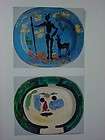 Picasso Vintage Print Decorated Plates Faun and Goat