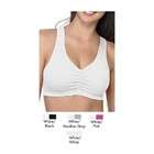   Womens Hanes Sport Cotton Pullover Bra 2 Pack H370 White/Black, 34