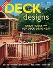 deck designs plus pergolas railings planters benches good books 