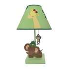 New Image Concepts Baby Jungle Animals 52 Ceiling Fan with Lamp