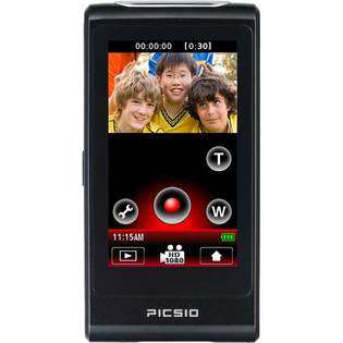 Picsio SDXC compatible Full HD Pocket Cam   Black  JVC Computers 