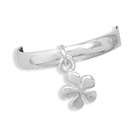   Jewelry Toe Ring with Flower Charm .925 Sterling Silver Cute
