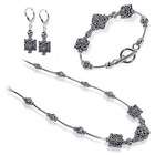 gem avenue 925 sterling silver antique bali necklace jewelry set