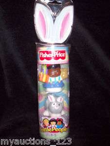 NEW Fisher Price Easter LITTLE PEOPLE Michael & Bunny  