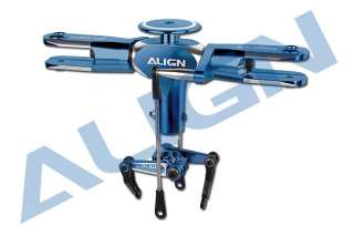 New Align T rex 600 550 flybarless blue rotor head set  
