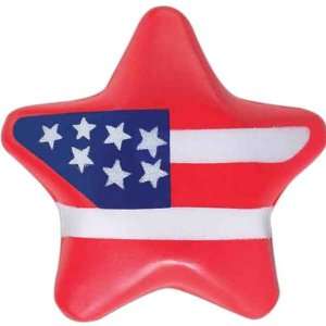  Star shaped stress reliever with USA flag design. Patio 