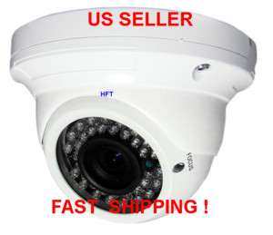 NEW Varifocal IR Vandal Dome Camera 4 9 mm CCTV 1/3  