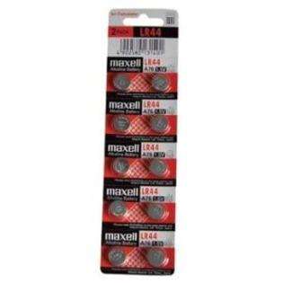 Maxell Package of 10 Maxell LR44 Batteries 