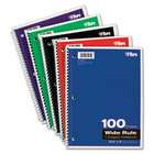 TOPS TOP65031   Wirebound 1 Subject Notebook, Wide Rule, 10 1/2 x 8 